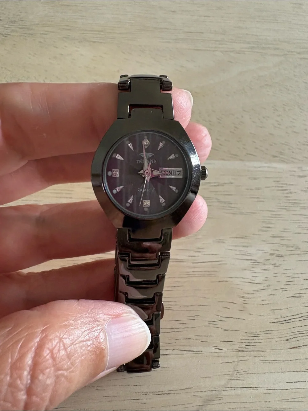 Black Stainless Steel Quartz Watch - Unbranded